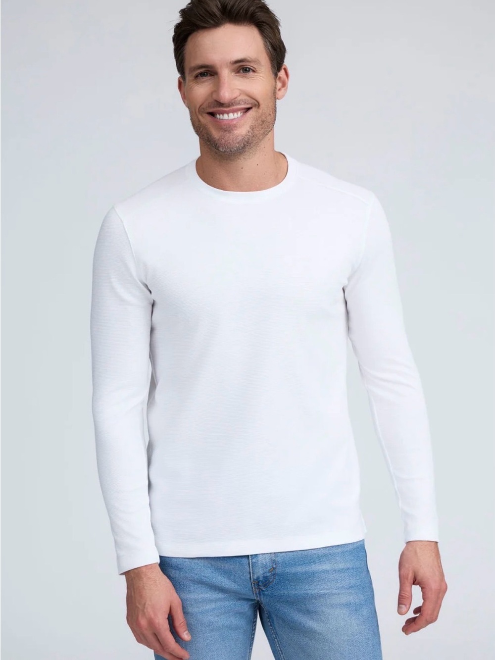 RAFFI The KAI Long Sleeve In White Size Large